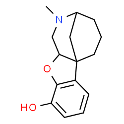 ChemSpider 2D Image | 11-Methyl-8-oxa-11-azatetracyclo[10.3.1.0~1,9~.0~2,7~]hexadeca-2,4,6-trien-6-ol | C15H19NO2