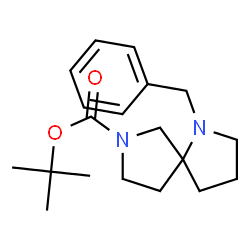ChemSpider 2D Image | tert-Butyl-1-benzyl-1,7-diazaspiro[4.4]nonan-7-carboxylat | C19H28N2O2