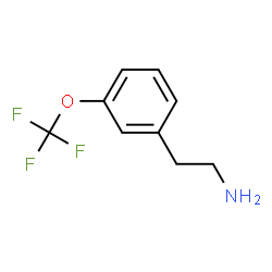 ChemSpider 2D Image | BENZENEETHANAMINE,3-(TRIFLUOROMETHOXY)- | C9H10F3NO
