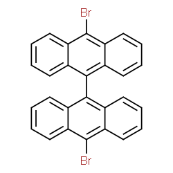 ChemSpider 2D Image | 10,10'-Dibromo-9,9'-bianthryl | C28H16Br2