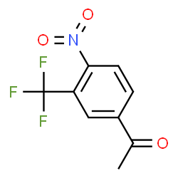 ChemSpider 2D Image | 1-[4-Nitro-3-(trifluoromethyl)phenyl]ethanone | C9H6F3NO3