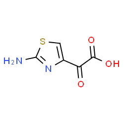 ChemSpider 2D Image | 2-(2-Aminothiazol-4-Yl)Glyoxylic Acid | C5H4N2O3S