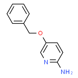 ChemSpider 2D Image | 5-(Benzyloxy)-2-pyridinamine | C12H12N2O