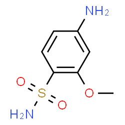 ChemSpider 2D Image | 4-Amino-2-methoxybenzenesulfonamide | C7H10N2O3S