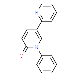 ChemSpider 2D Image | 1'-Phenyl-2,3'-bipyridin-6'(1'H)-one | C16H12N2O