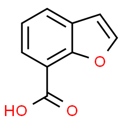 ChemSpider 2D Image | Benzofuran-7-carboxylic acid | C9H6O3