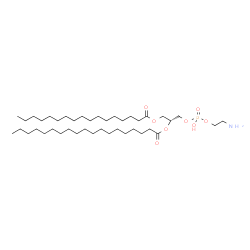 ChemSpider 2D Image | (20R)-26-Amino-23-hydroxy-23-oxido-17-oxo-18,22,24-trioxa-23lambda~5~-phosphahexacosan-20-yl nonadecanoate | C41H82NO8P