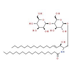 ChemSpider 2D Image | N-[(2S,3R,4E)-3-Hydroxy-1-{[4-O-(beta-D-mannopyranosyl)-beta-D-glucopyranosyl]oxy}-4-octadecen-2-yl]octadecanamide | C48H91NO13