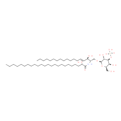 ChemSpider 2D Image | 2-Hydroxy-N-{(2S,3R,4E)-3-hydroxy-1-[(3-O-sulfo-beta-D-galactopyranosyl)oxy]-4-octadecen-2-yl}tetracosanamide | C48H93NO12S