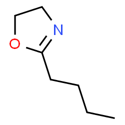 ChemSpider 2D Image | 2-Butyl-4,5-dihydro-1,3-oxazole | C7H13NO