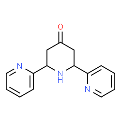 ChemSpider 2D Image | 2,6-Di(2-pyridinyl)-4-piperidinone | C15H15N3O