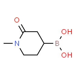 ChemSpider 2D Image | (1-Methyl-2-oxo-4-piperidinyl)boronic acid | C6H12BNO3