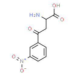 ChemSpider 2D Image | 2-ammonio-4-(3-nitrophenyl)-4-oxobutanoate | C10H10N2O5