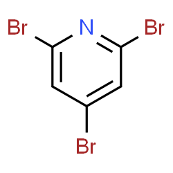 ChemSpider 2D Image | 2,4,6-tribromopyridine | C5H2Br3N