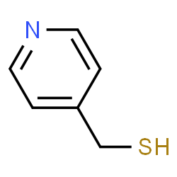 ChemSpider 2D Image | 4-Pyridinylmethanethiol | C6H7NS