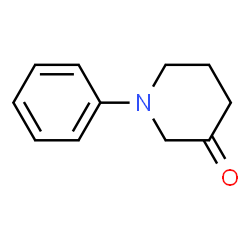 ChemSpider 2D Image | 1-Phenyl-3-piperidinone | C11H13NO