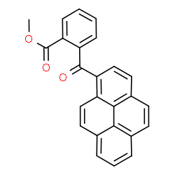ChemSpider 2D Image | Methyl 2-(1-pyrenylcarbonyl)benzoate | C25H16O3