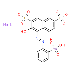 ChemSpider 2D Image | Thorin | C16H11AsN2Na2O10S2