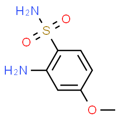 ChemSpider 2D Image | 2-Amino-4-methoxybenzenesulfonamide | C7H10N2O3S