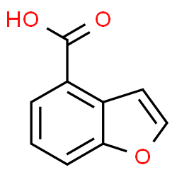 ChemSpider 2D Image | benzofuran-4-carboxylic acid | C9H6O3