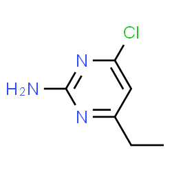 ChemSpider 2D Image | 4-Chloro-6-ethyl-2-pyrimidinamine | C6H8ClN3