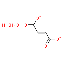 ChemSpider 2D Image | 2-Butenedioate, (2E)-, hydrate (1:2) | C4H6O6