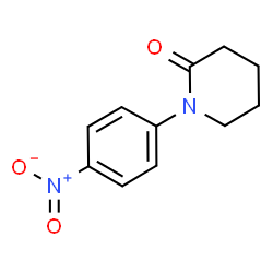 ChemSpider 2D Image | 1-(4-Nitrophenyl)-2-piperidinone | C11H12N2O3
