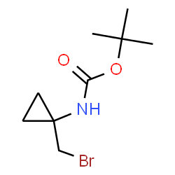 ChemSpider 2D Image | 2-Methyl-2-propanyl [1-(bromomethyl)cyclopropyl]carbamate | C9H16BrNO2