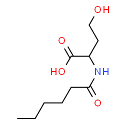 ChemSpider 2D Image | N-Hexanoylhomoserine | C10H19NO4