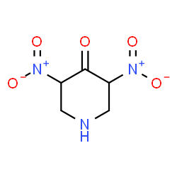 ChemSpider 2D Image | 3,5-Dinitro-4-piperidinone | C5H7N3O5