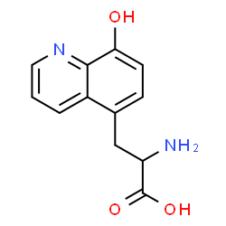 ChemSpider 2D Image | 3-(8-Hydroxy-5-quinolinyl)alanine | C12H12N2O3