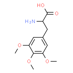 ChemSpider 2D Image | 3,4,5-trimethoxyphenylalanine | C12H17NO5