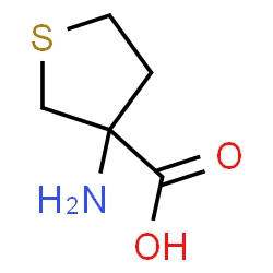 ChemSpider 2D Image | 3-Aminotetrahydro-3-thiophenecarboxylic acid | C5H9NO2S