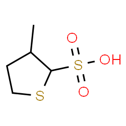 ChemSpider 2D Image | 3-Methyltetrahydro-2-thiophenesulfonic acid | C5H10O3S2