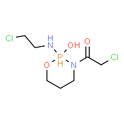 ChemSpider 2D Image | 2-Chloro-1-{2-[(2-chloroethyl)amino]-2-hydroxy-1,3,2lambda~5~-oxazaphosphinan-3-yl}ethanone | C7H15Cl2N2O3P