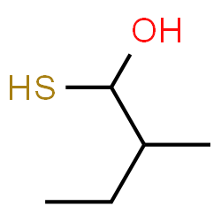 ChemSpider 2D Image | 2-Methyl-1-sulfanyl-1-butanol | C5H12OS