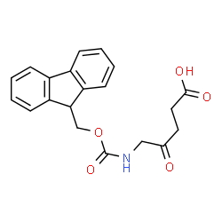 ChemSpider 2D Image | N-Fmoc-5-Aminolevulinic acid | C20H19NO5
