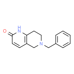 ChemSpider 2D Image | 6-benzyl-5,6,7,8-tetrahydro-1,6-naphthyridin-2(1H)-one | C15H16N2O