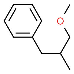 ChemSpider 2D Image | (3-Methoxy-2-methylpropyl)benzene | C11H16O