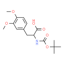 ChemSpider 2D Image | N-[(1,1-Dimethylethoxy)carbonyl]-3-methoxy-O-methyltyrosine | C16H23NO6