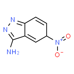 ChemSpider 2D Image | 5-nitro-1,5-dihydroindazol-3-amine | C7H7N4O2