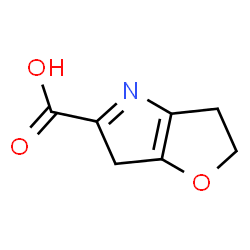 ChemSpider 2D Image | 2,3,4,6-tetrahydrofuro[3,2-b]pyrrole-5-carboxylic acid | C7H8NO3