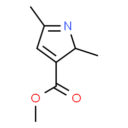ChemSpider 2D Image | methyl 2,5-dimethyl-1,2-dihydropyrrole-3-carboxylate | C8H12NO2