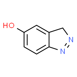 ChemSpider 2D Image | 1,3-dihydroindazol-5-ol | C7H7N2O