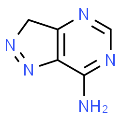 ChemSpider 2D Image | 1,3-dihydropyrazolo[4,3-d]pyrimidin-7-amine | C5H6N5