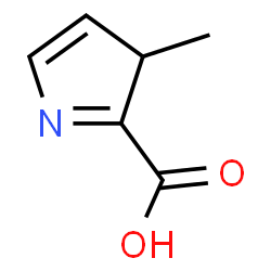 ChemSpider 2D Image | 3-methyl-1,3-dihydropyrrole-2-carboxylic acid | C6H8NO2
