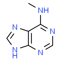 ChemSpider 2D Image | N-methyl-7,9-dihydropurin-6-amine | C6H8N5