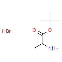 ChemSpider 2D Image | 2-Methyl-2-propanyl alaninate hydrobromide (1:1) | C7H16BrNO2