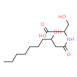 ChemSpider 2D Image | N-(3-Hydroxydecanoyl)serine | C13H25NO5
