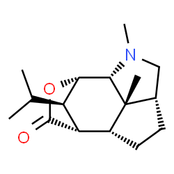 ChemSpider 2D Image | (3beta,6beta,7alpha,8beta,9alpha,10beta,11beta)-Dendroban-12-one | C16H25NO2